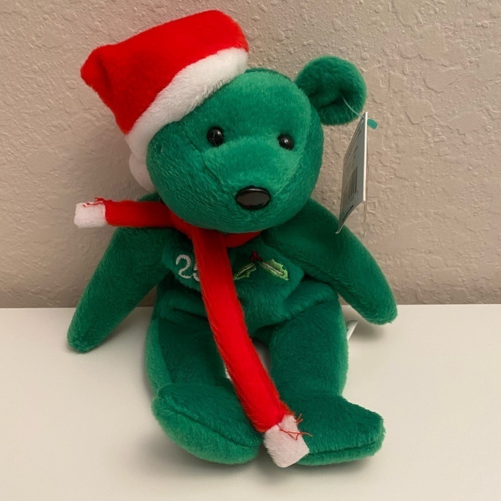 Christmas edition Marc McGwire collectible stuffed bear